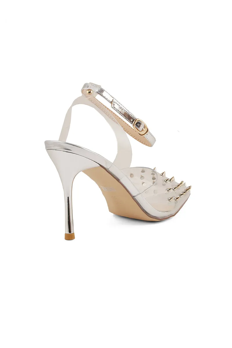 Party Wear Sling Back I47128-Silver