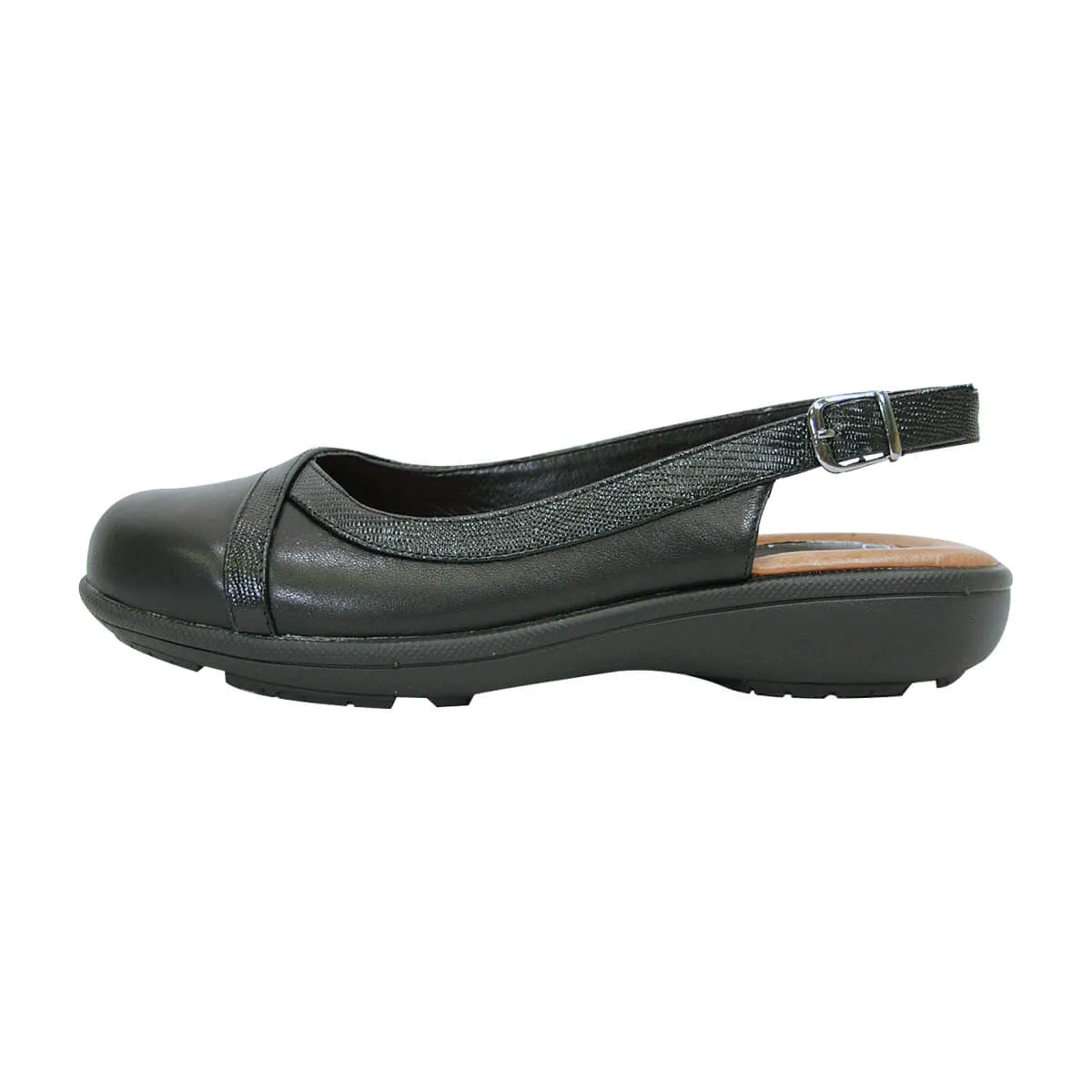 PEERAGE June Women's Wide Width Leather Clogs