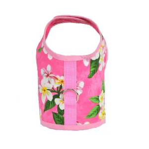 Pink Hawaiian Print Dog Vest Harness