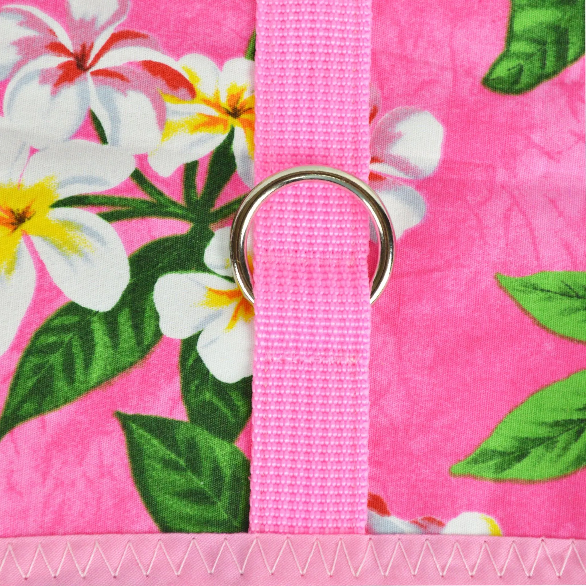 Pink Hawaiian Print Dog Vest Harness