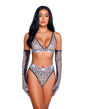 Playboy Bunny Sport Set - Black PBLI107
