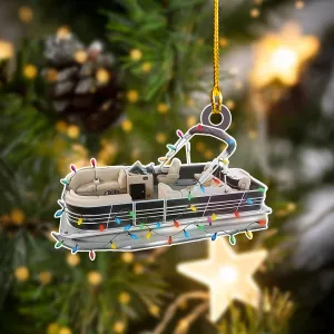 Pontoon Boat - Christmas - Ornament - MITRU