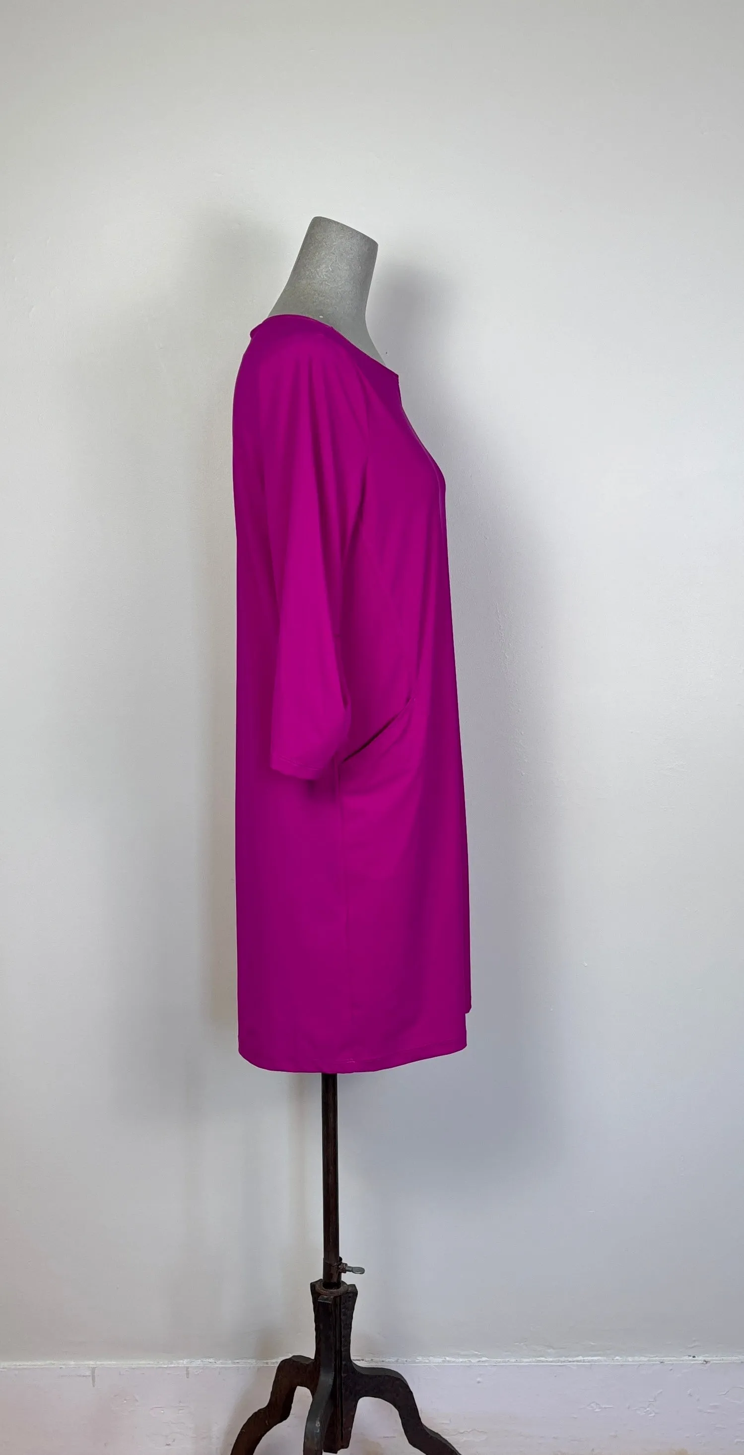 Porto  ~  Padme Dress - Fuchsia