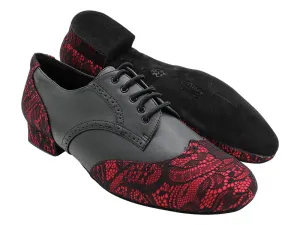 PP301 257 Red Black Lace_F_B_Black Leather_M