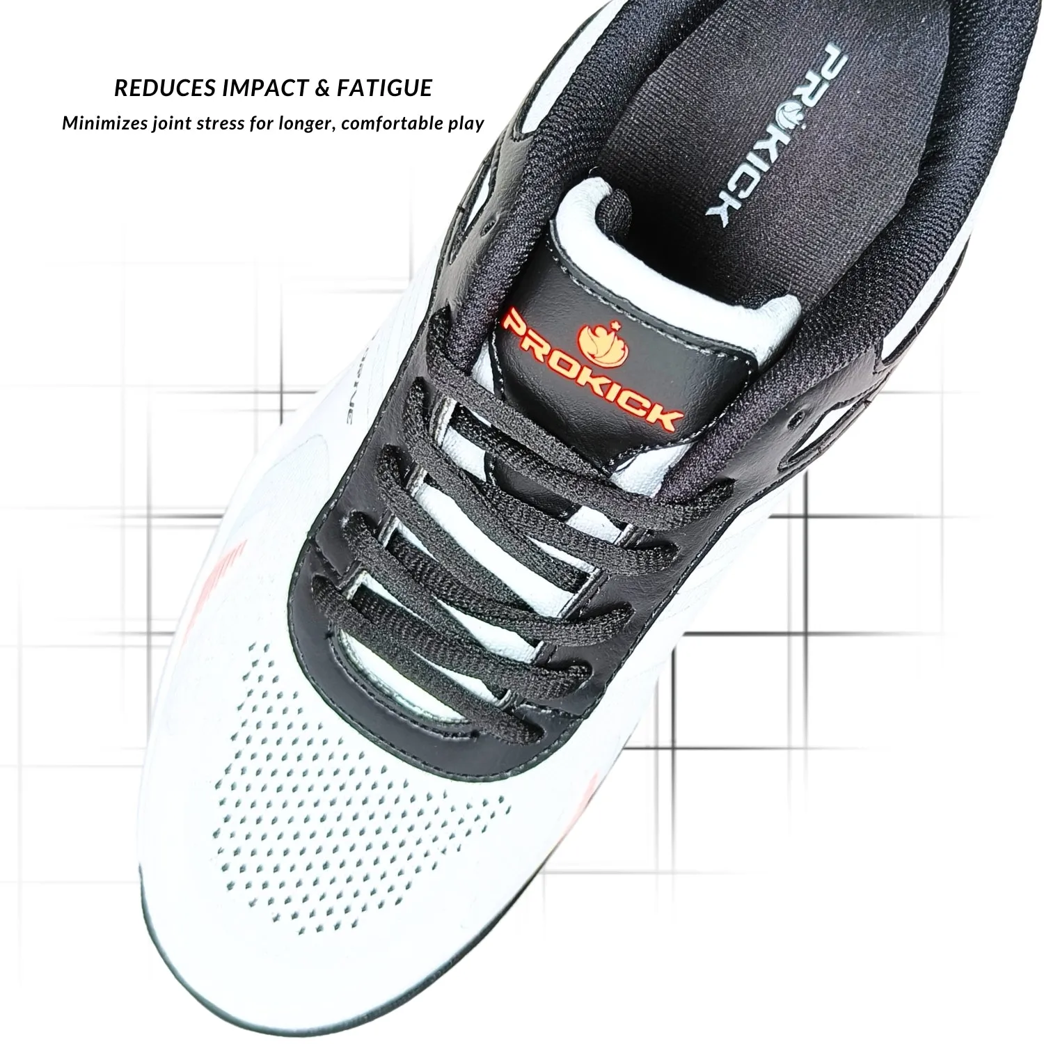 Prokick Rapid Drive Non-Marking Badminton/Court Shoes Lightweight & Comfort Badminton Shoes Best for Squash, Table Tennis, Volleyball, Basketball, Pickleball & Indoor Sports