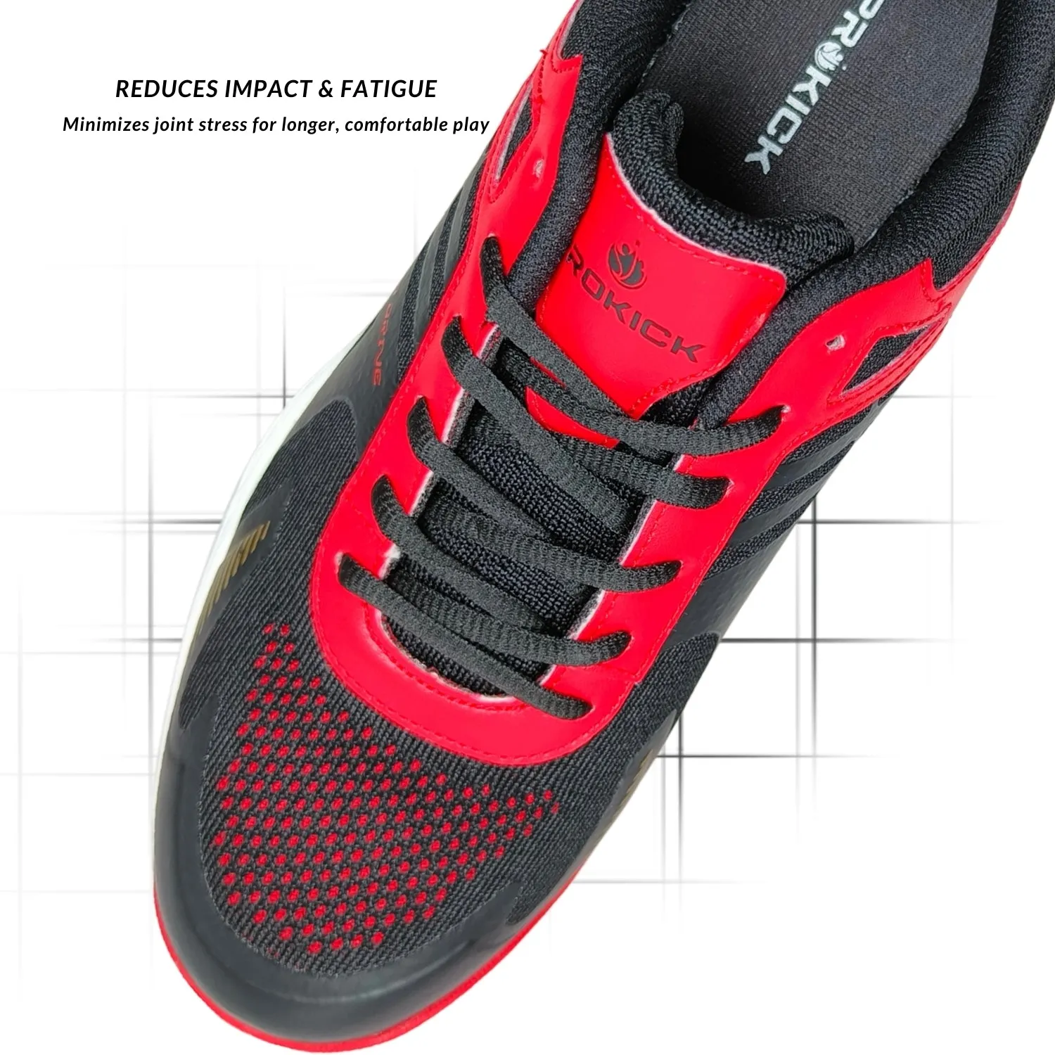 Prokick Rapid Drive Non-Marking Badminton/Court Shoes Lightweight & Comfort Badminton Shoes Best for Squash, Table Tennis, Volleyball, Basketball, Pickleball & Indoor Sports