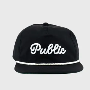 Public Rope Hat (Black)