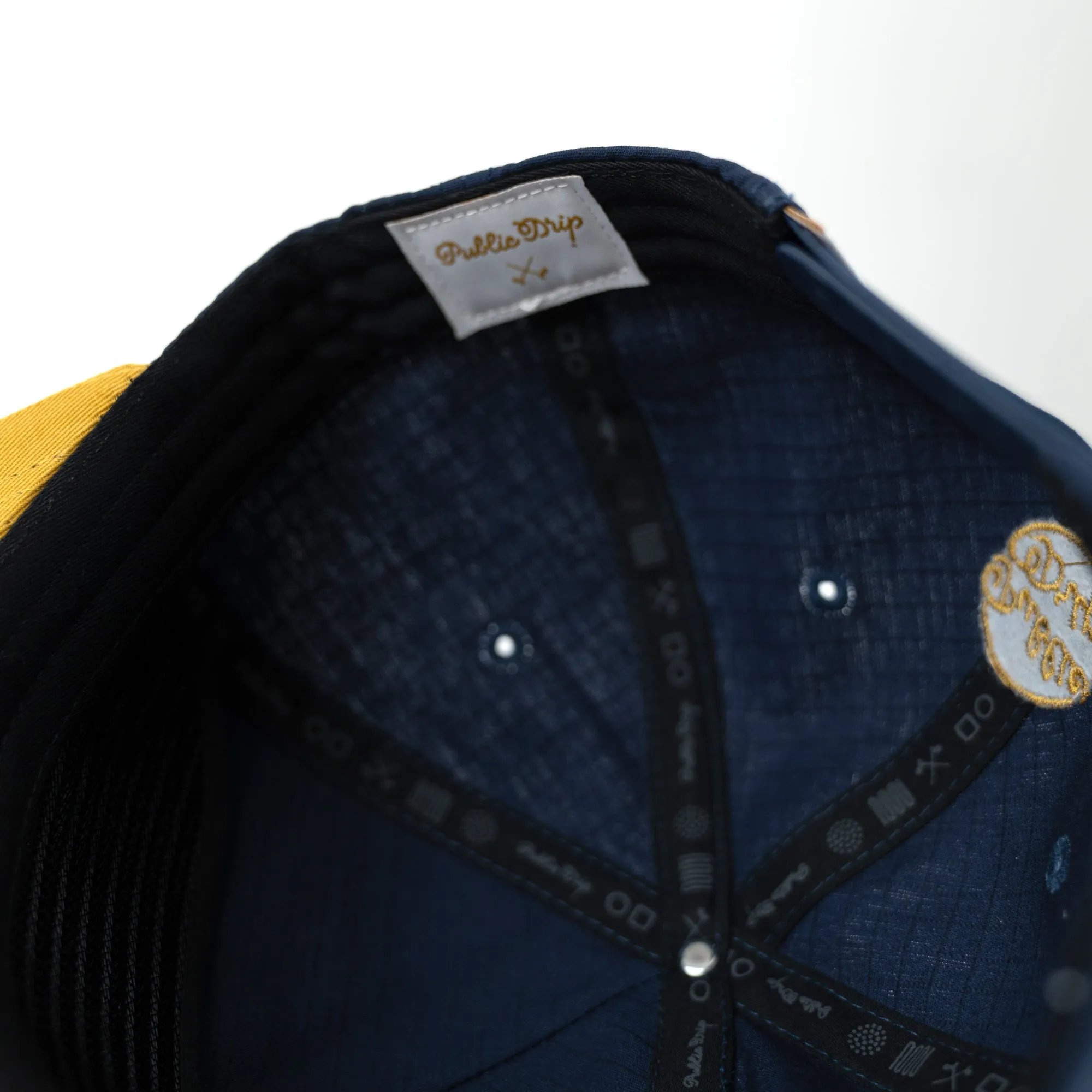 Public Script Hat (Navy Blue)