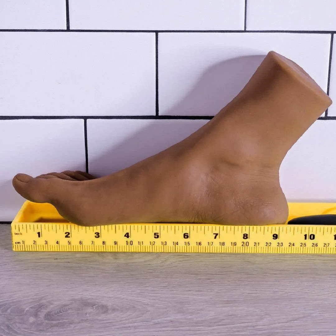 Pussy Footin Realistic Foot Fetish Masturbator - Chocolate