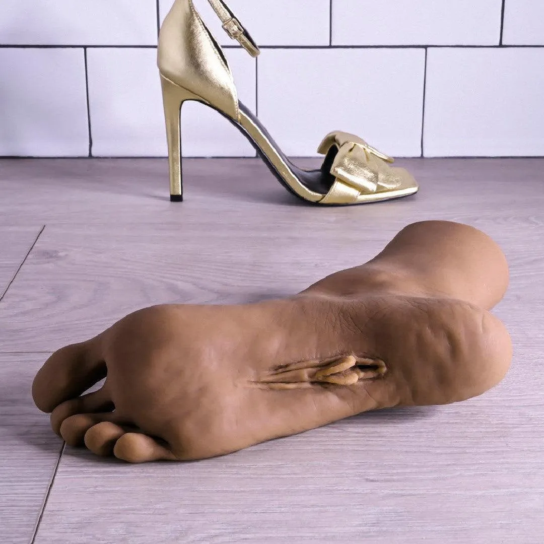 Pussy Footin Realistic Foot Fetish Masturbator - Chocolate