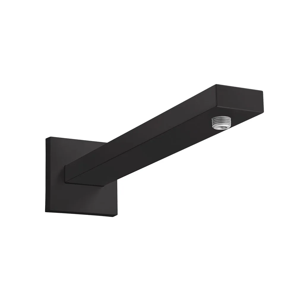 Raindance E 1-Way Thermostatic Trim Complete Shower Set - Wall Mount - 12" Brass/Matt Black