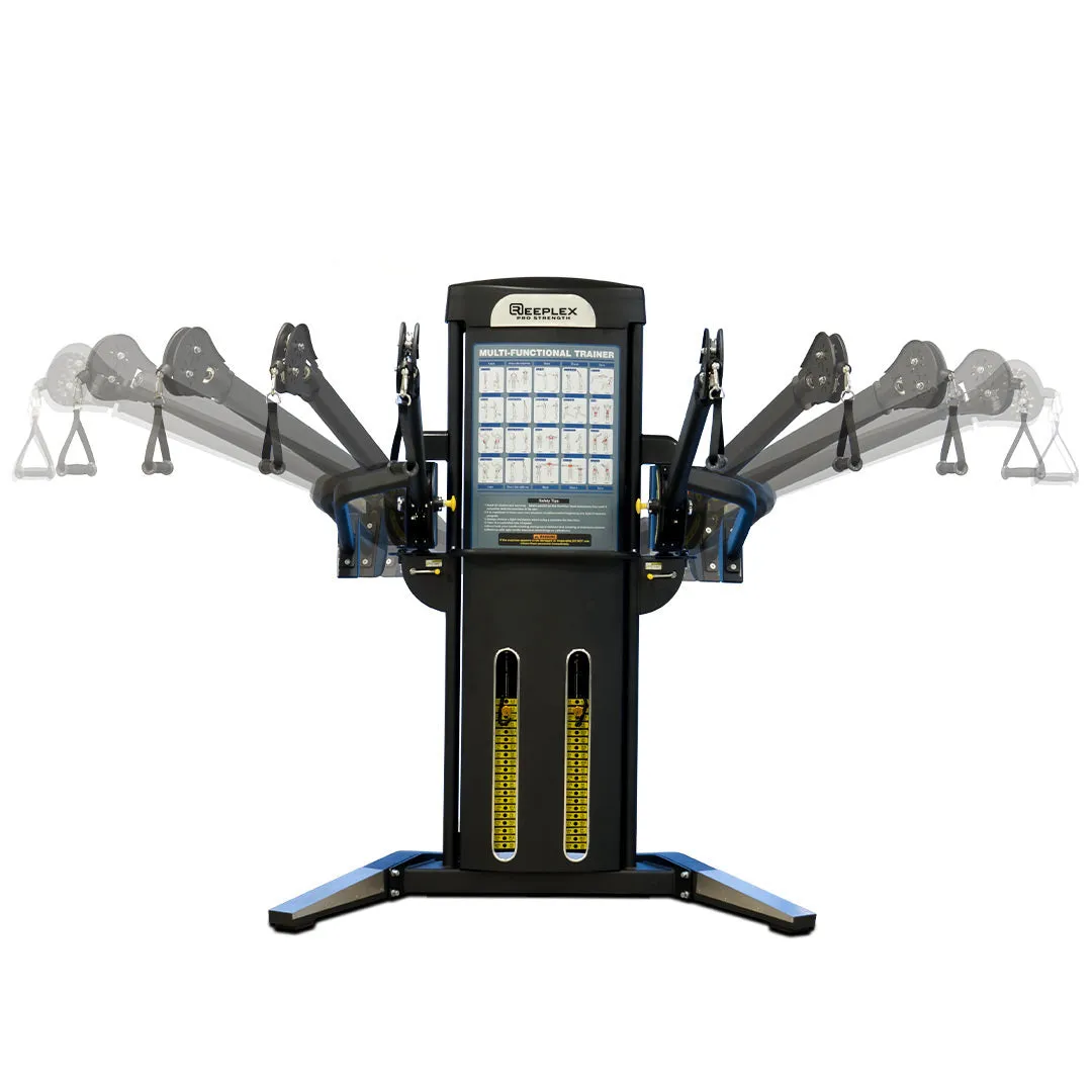 Reeplex Commercial Multi-Functional Trainer 2 x 90kg Weight Stacks