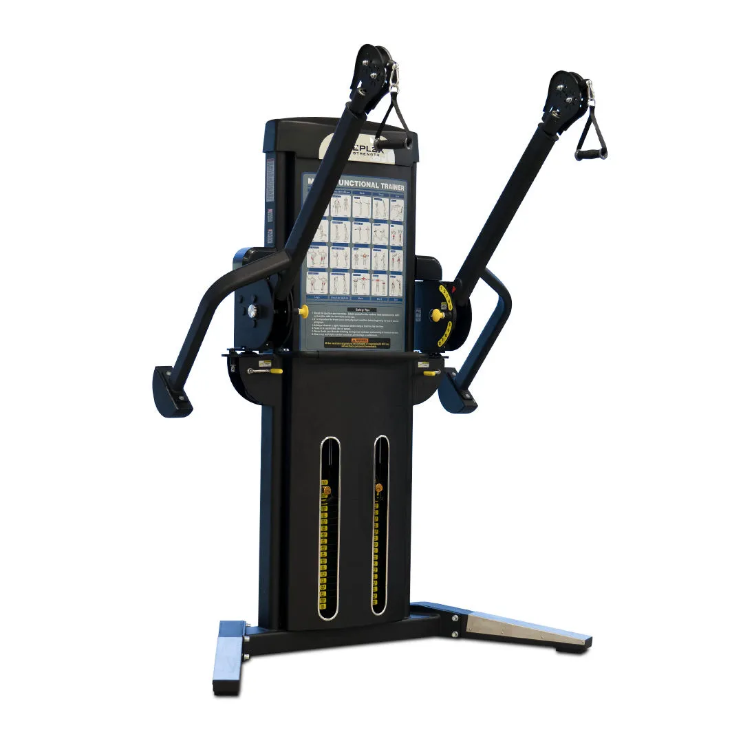 Reeplex Commercial Multi-Functional Trainer 2 x 90kg Weight Stacks