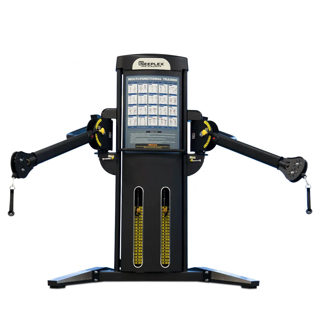 Reeplex Commercial Multi-Functional Trainer 2 x 90kg Weight Stacks