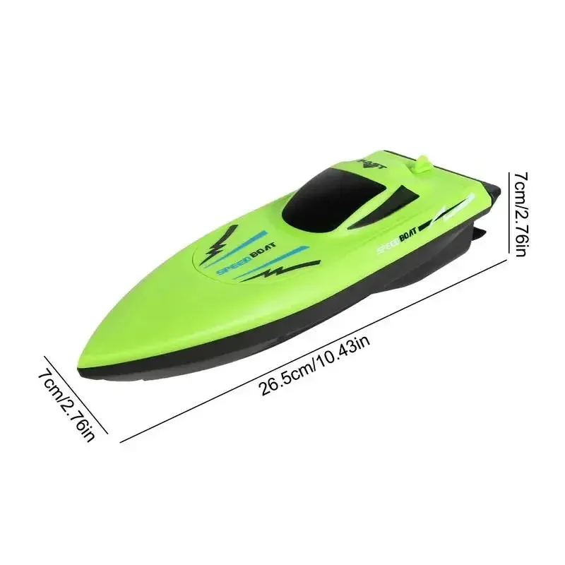 Remote Control Boat For Kids Waterproof Remote Control Toys Fast Remote Control Boat Lightweight Water Racer RC Boats Pool Toys