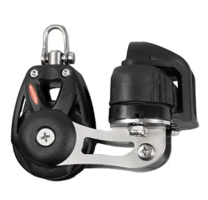 RONSTAN SERIES 40 Single block, adjustable cleat, swivel shackle head
