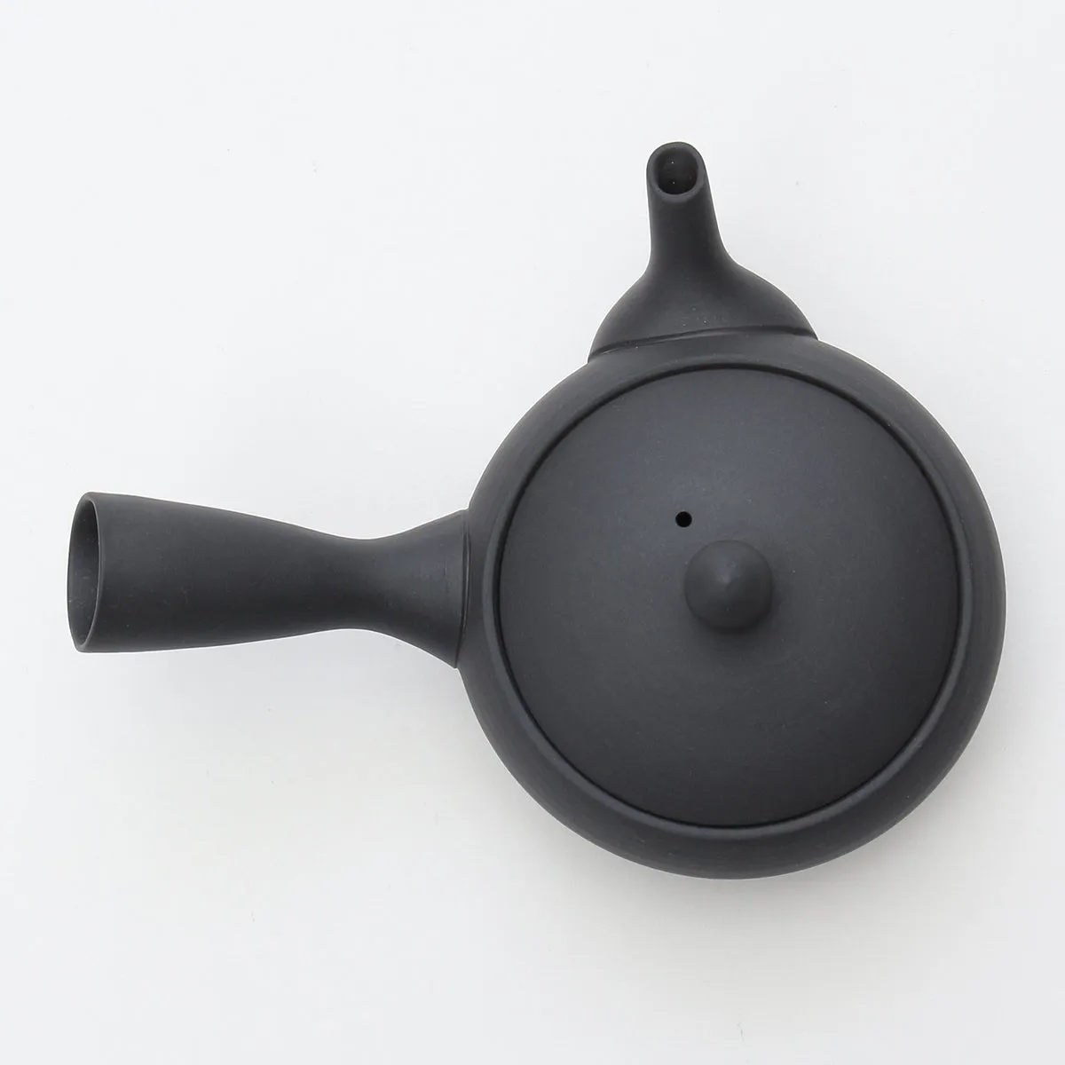Round Kyusu/Tea Pot (Matte Black)