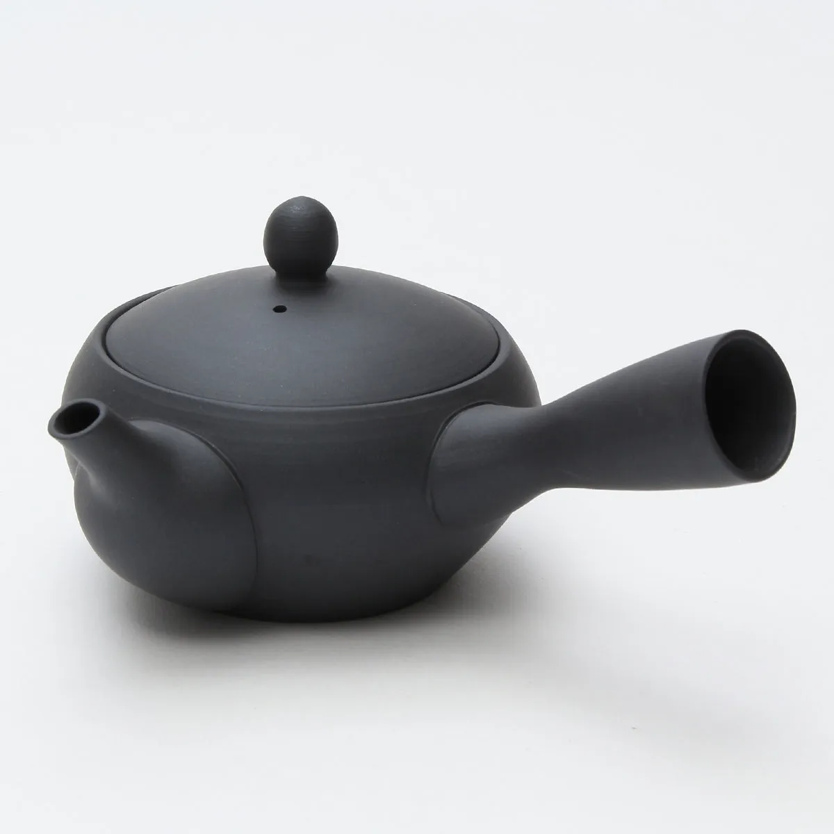 Round Kyusu/Tea Pot (Matte Black)