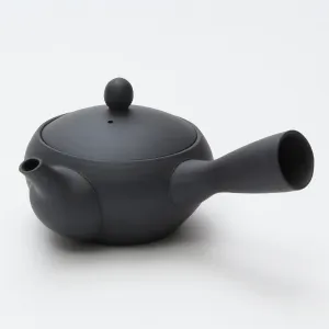 Round Kyusu/Tea Pot (Matte Black)