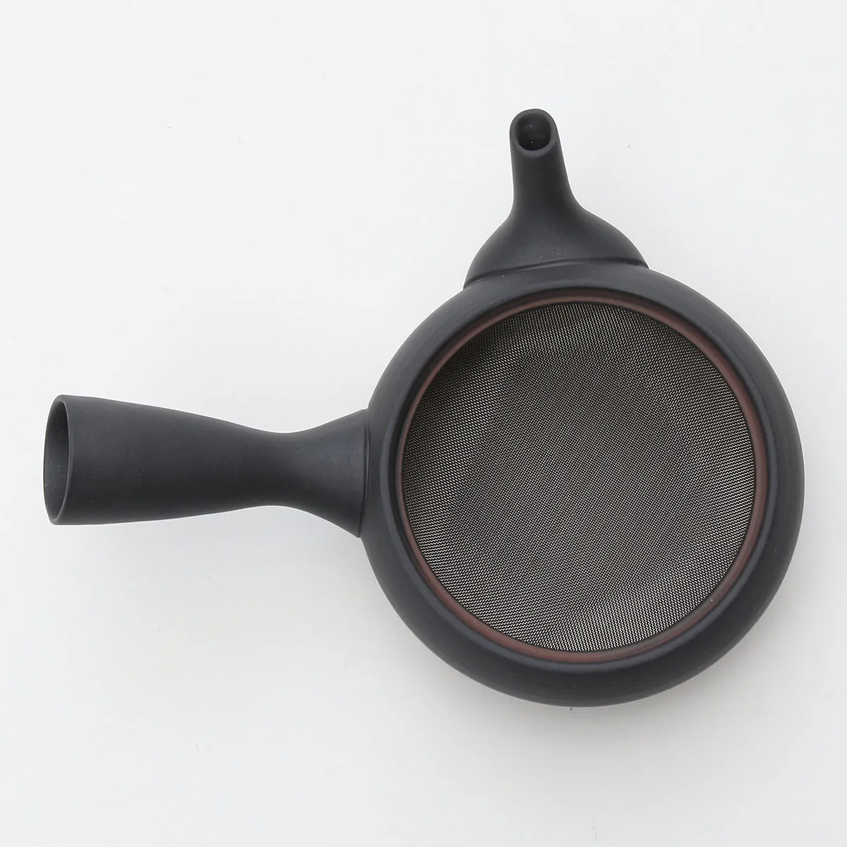 Round Kyusu/Tea Pot (Matte Black)