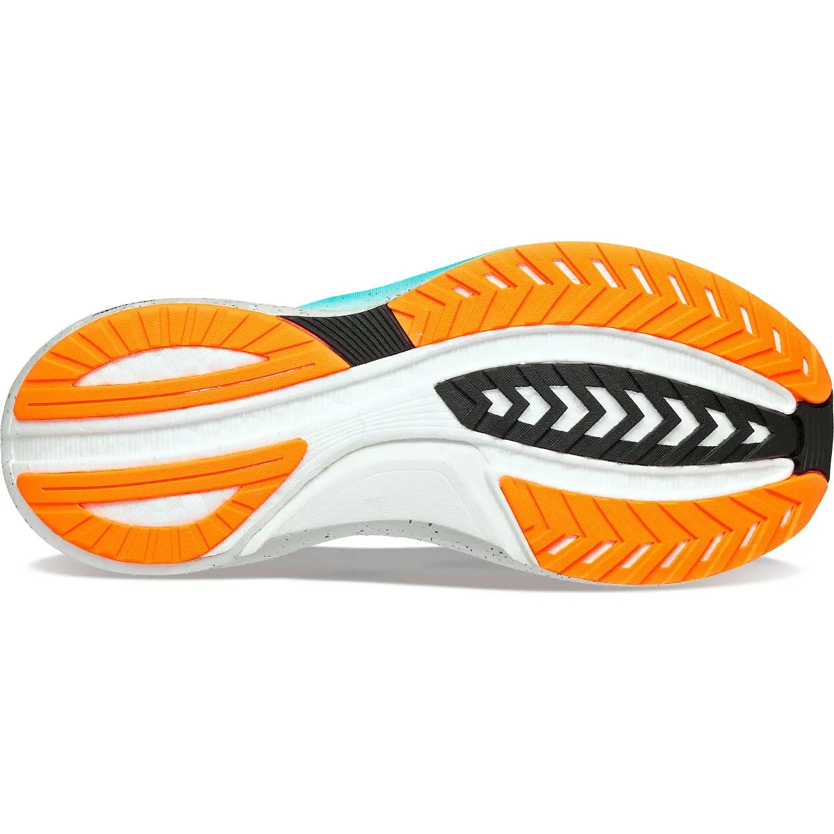 Saucony Tempus (Mens) - White/Vizi Orange