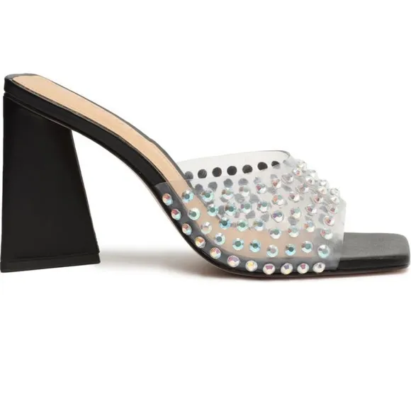 SCHUTZ Lizah Embellished Slide Sandal- New