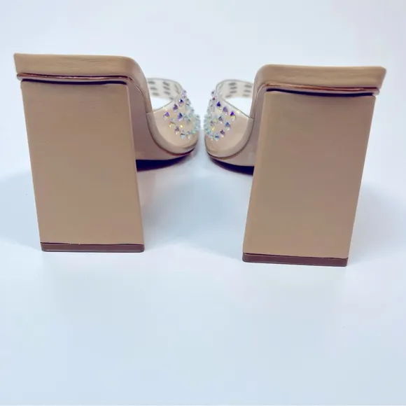 SCHUTZ Lizah Embellished Slide Sandal- New