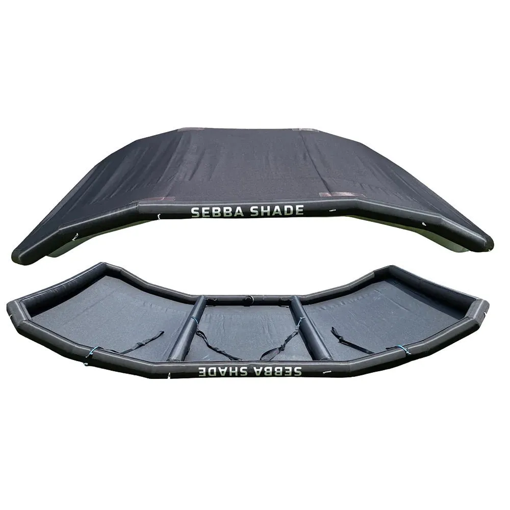 Sebba Shade 8 x 12 ft. Black Sun Shade f/Boats 26' 