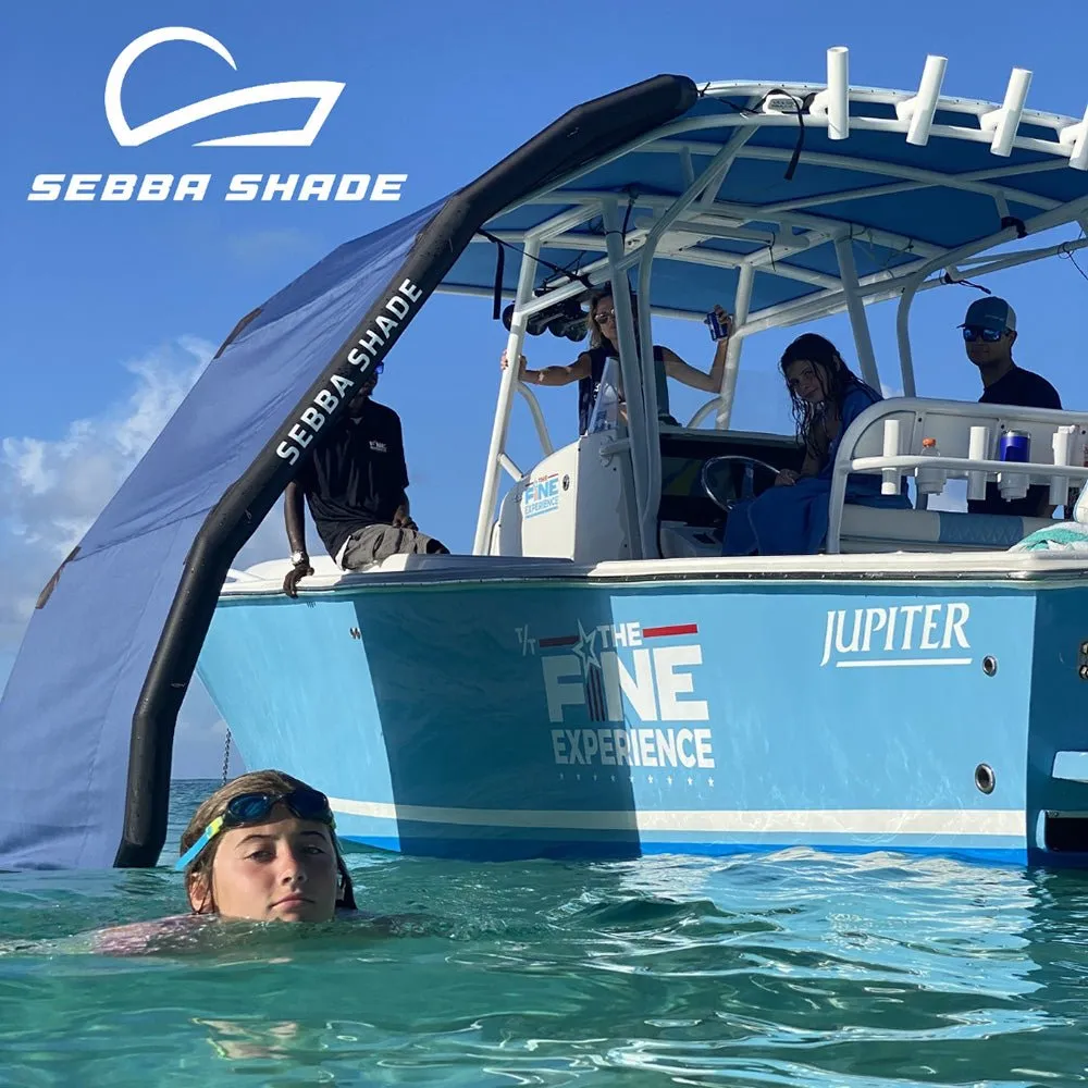 Sebba Shade 8 x 12 ft. Black Sun Shade f/Boats 26' 