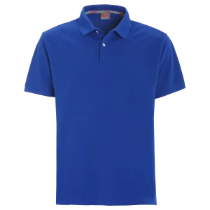Slam Deck Organic Pique Polo Blue