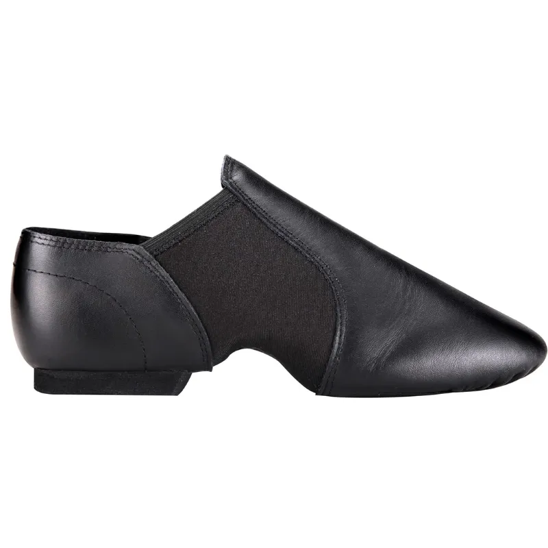 Slip-On Leather Upper Jazz Shoes For Dance Practice