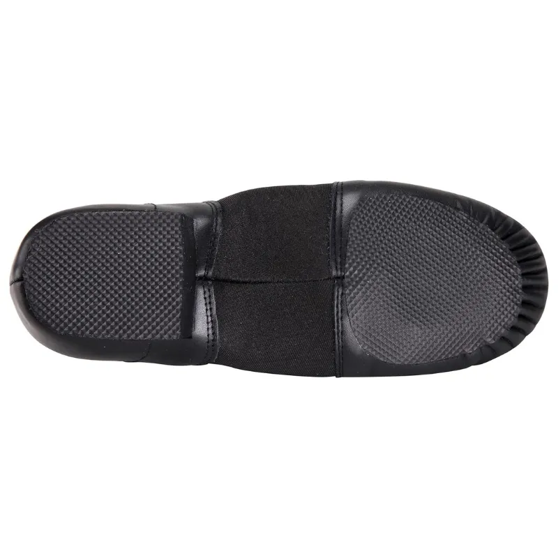 Slip-On Leather Upper Jazz Shoes For Dance Practice
