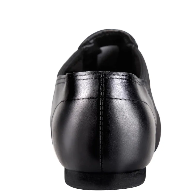 Slip-On Leather Upper Jazz Shoes For Dance Practice