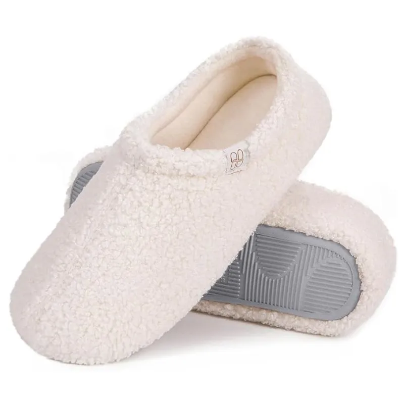 Soft Plush Design Comfortable Indoor Slippers For Everyday Use