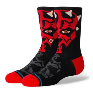 Stance Kids' Star Wars Maul Crew Sock Black