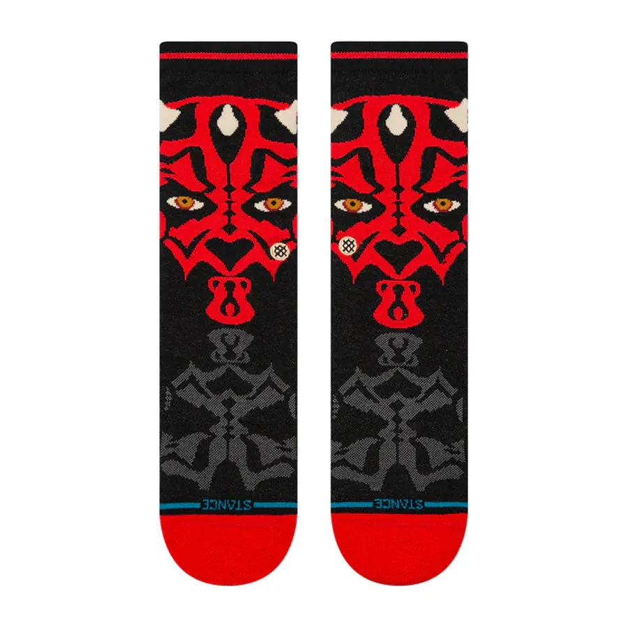 Stance Kids' Star Wars Maul Crew Sock Black