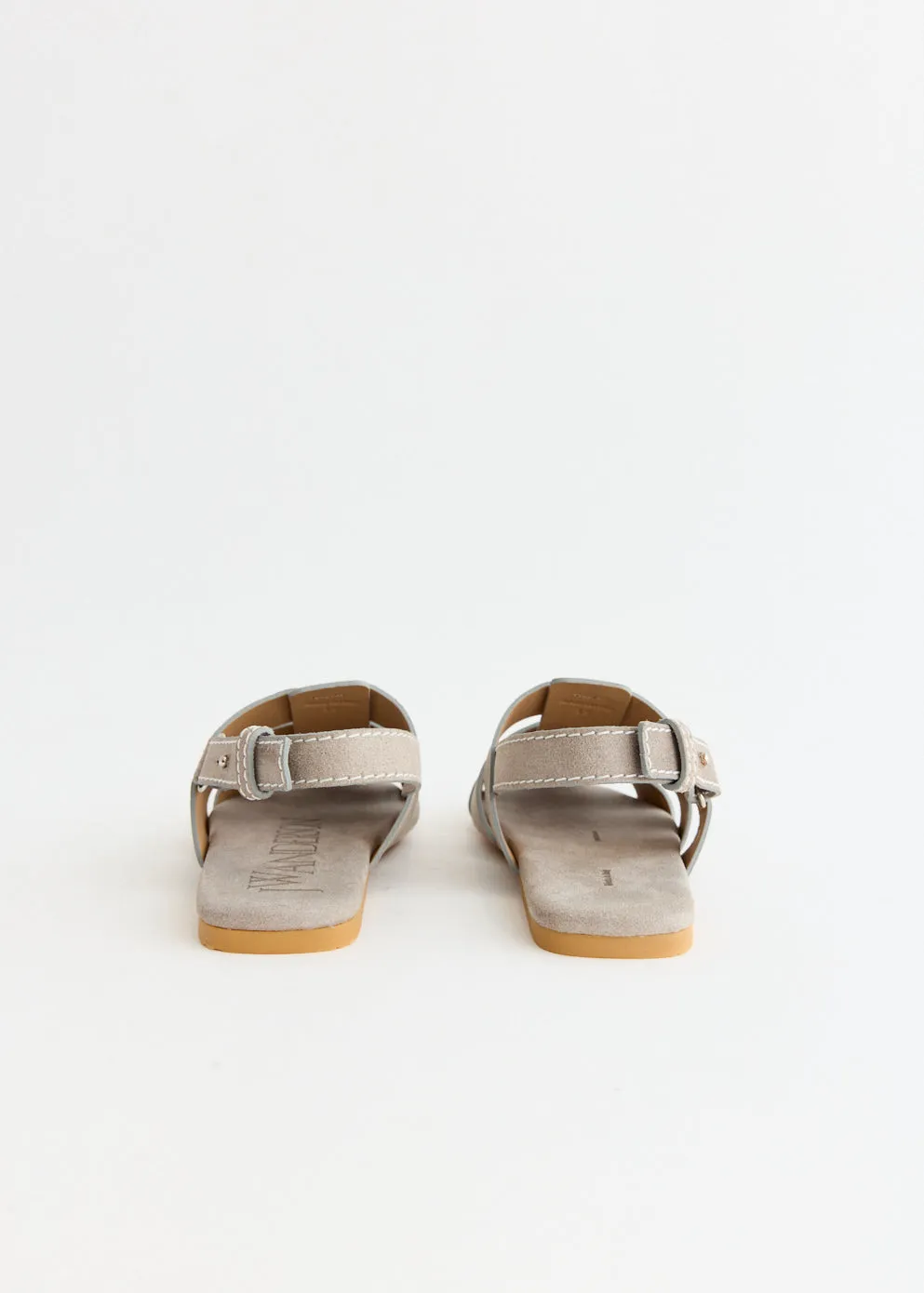 Stripe Flat Sandals