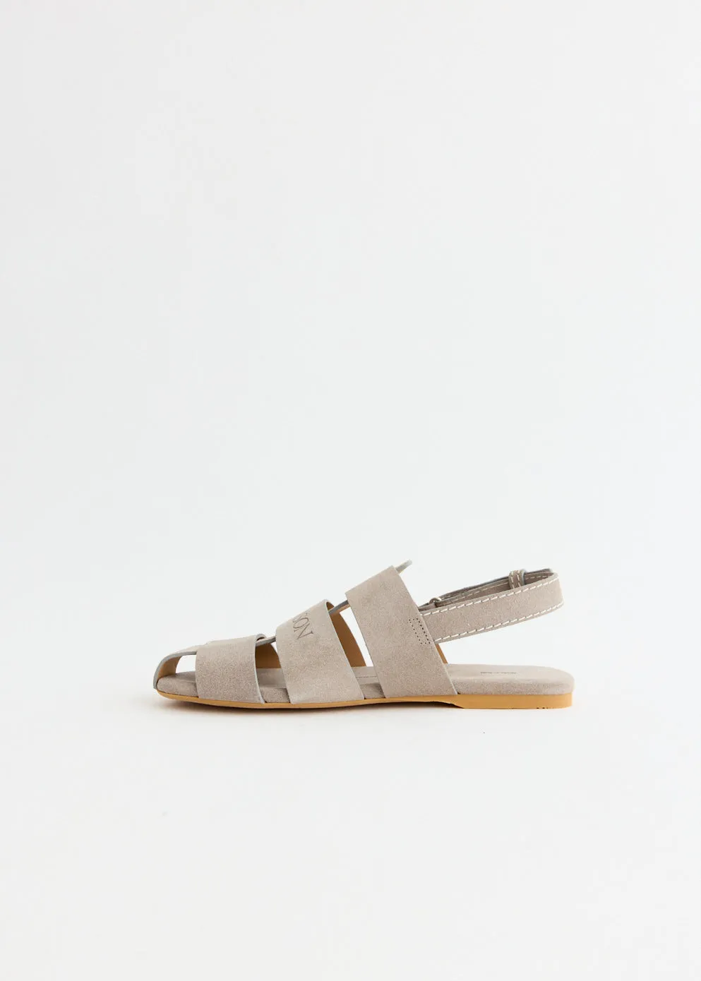 Stripe Flat Sandals