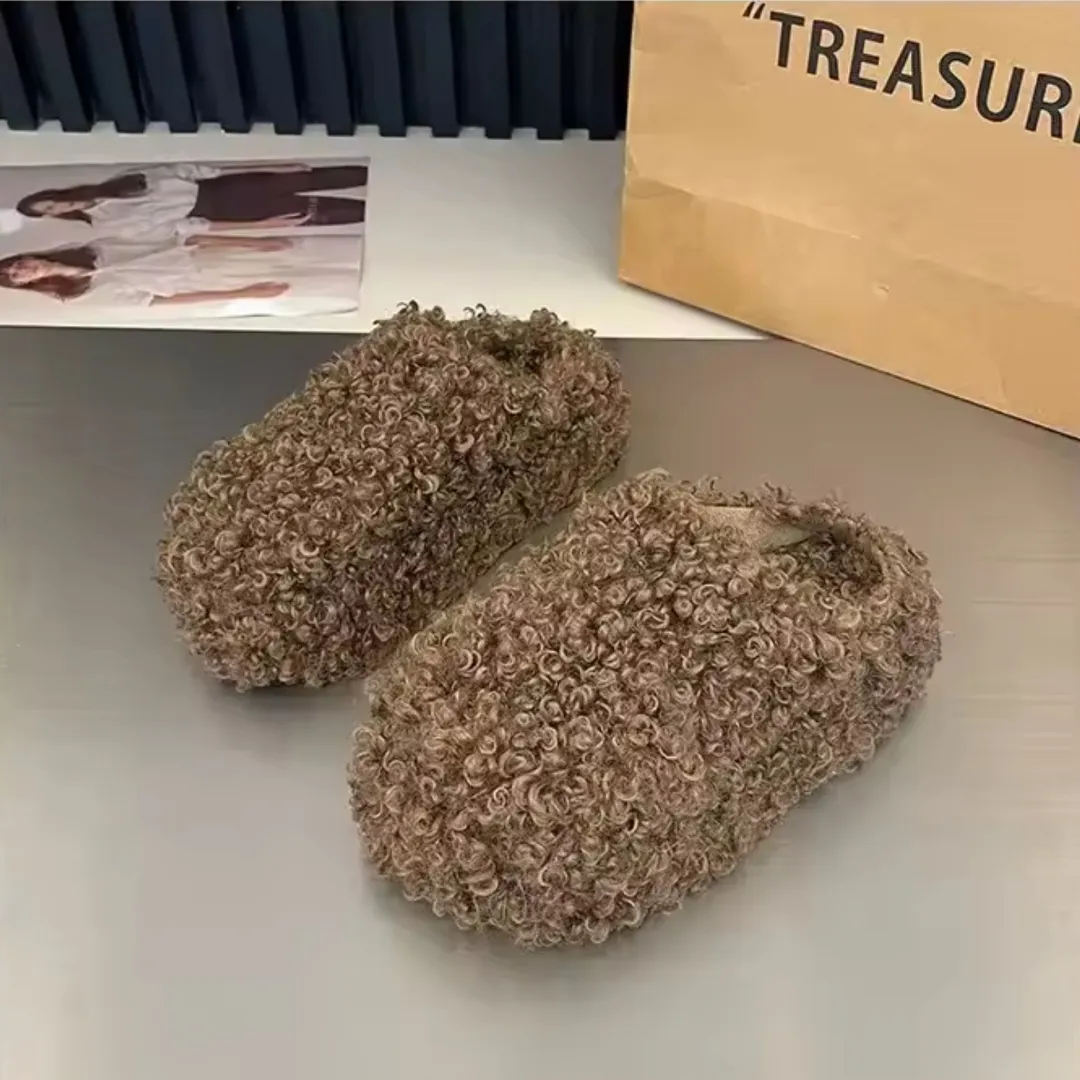 Stylische Plüsch-Slipper 2025 – Trendige Outdoor-Indoor