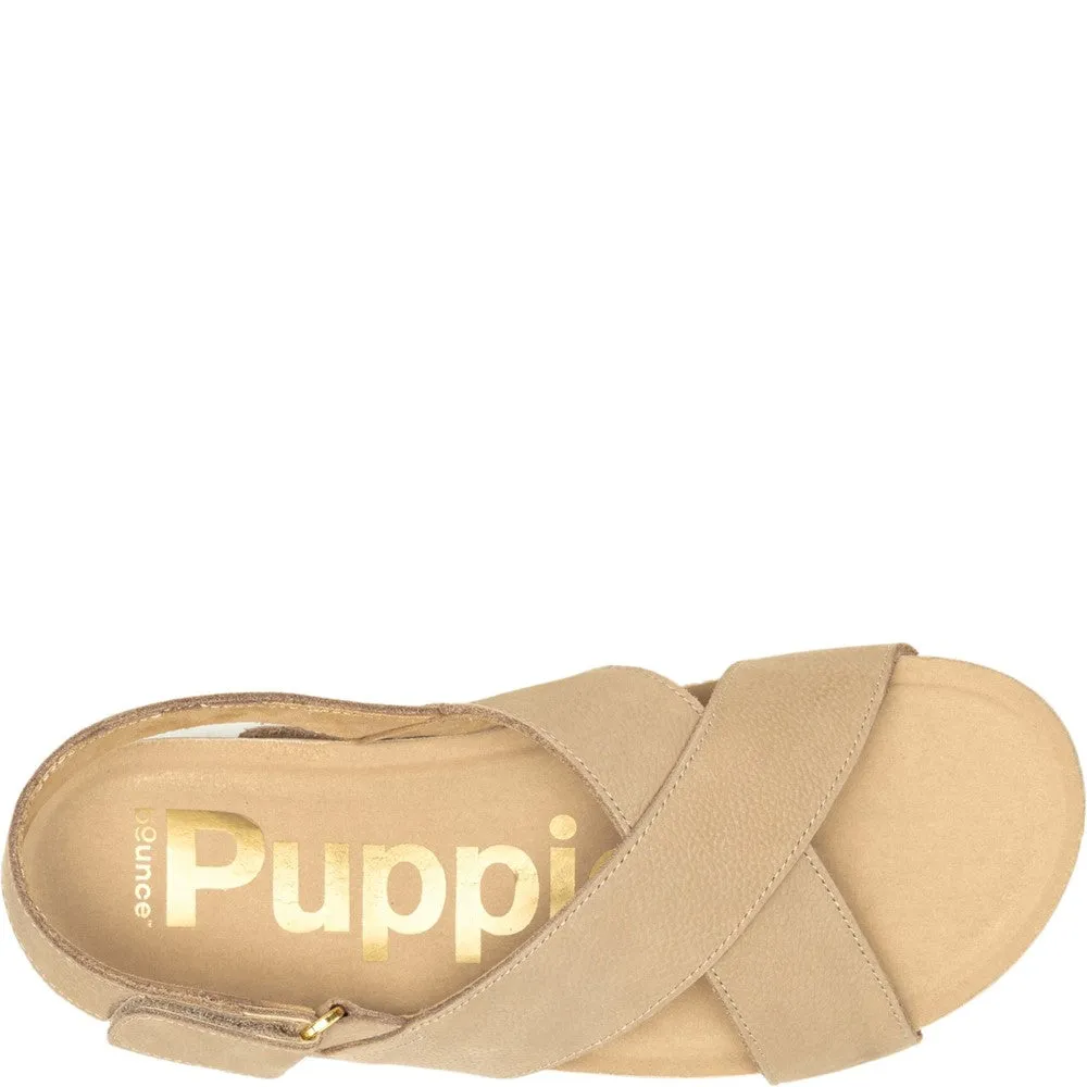 Tan Mylah Slingback Sandals