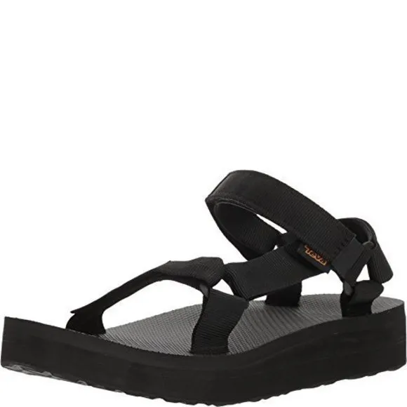 TEVA WOMEN'S MIDFORM UNIVERSAL, BLACK, 6 M US