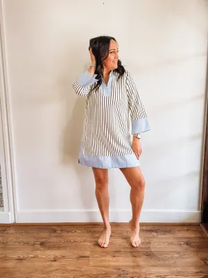 Textured Shift Dress