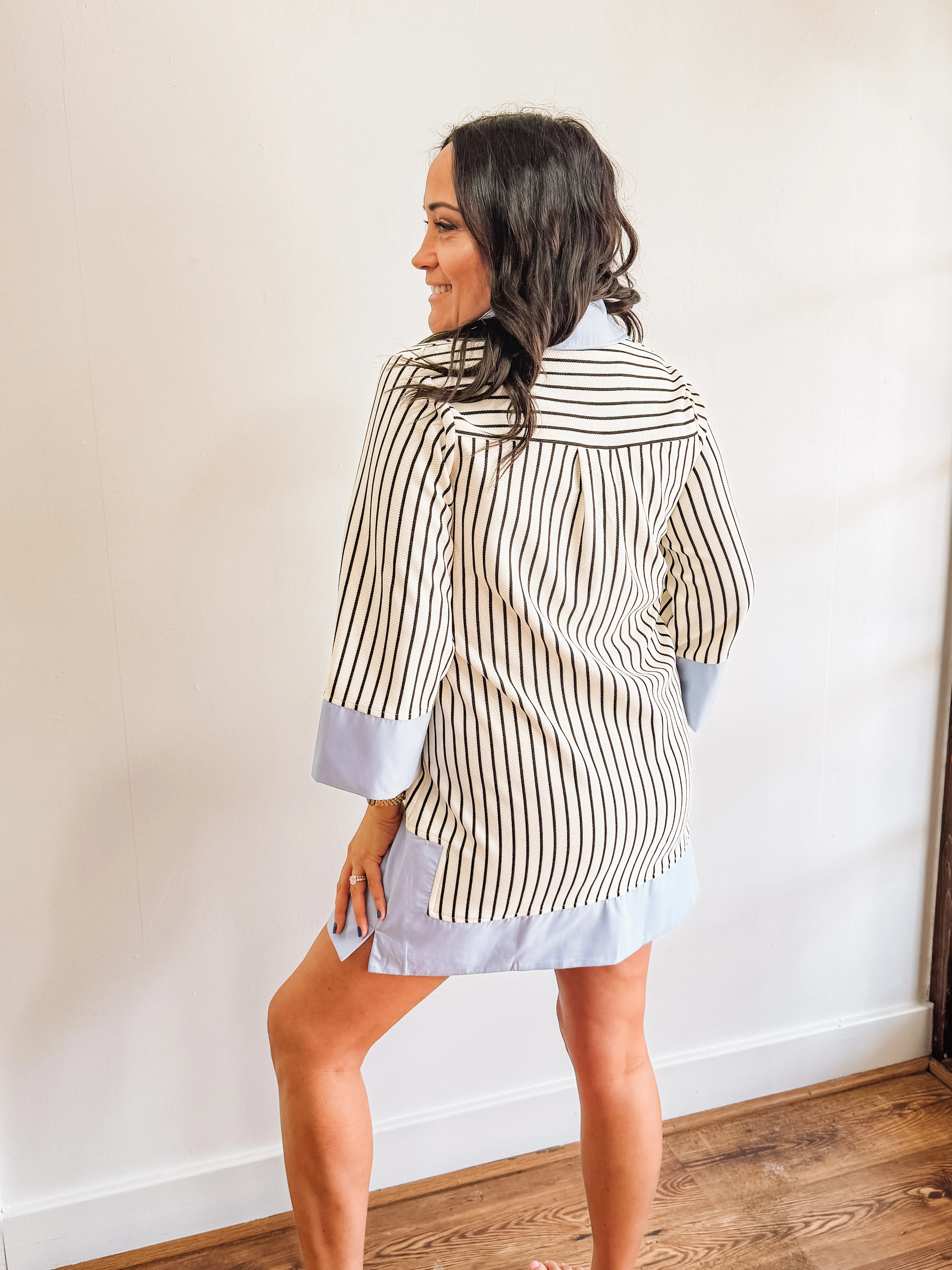 Textured Shift Dress