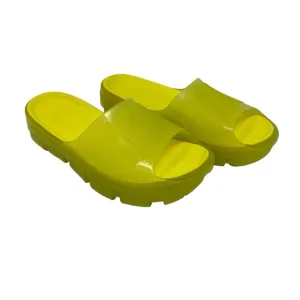 UGG Women’s Jella‎ Clear Slide Sandal Size 8 Sunny Yellow NWOB