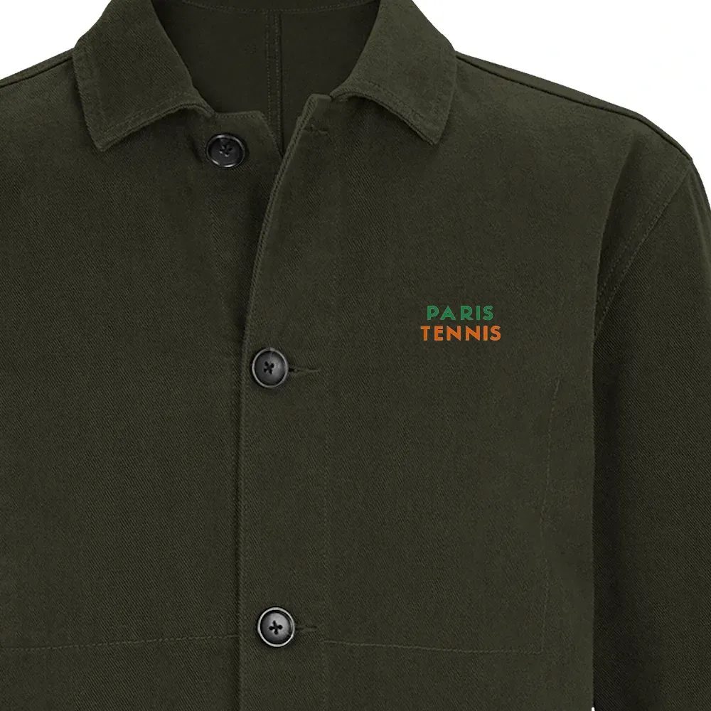 Vintage Jacket Paris Tennis 1 - Embroidered Design