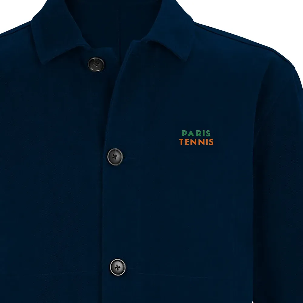 Vintage Jacket Paris Tennis 1 - Embroidered Design