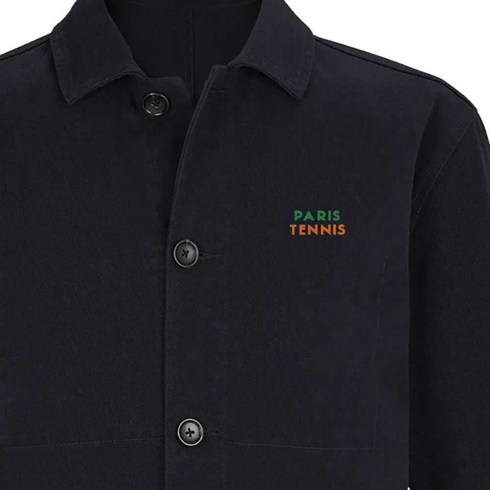 Vintage Jacket Paris Tennis 1 - Embroidered Design