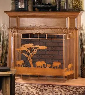 Wild Savannah Fireplace Screen 10016673 Free Shipping