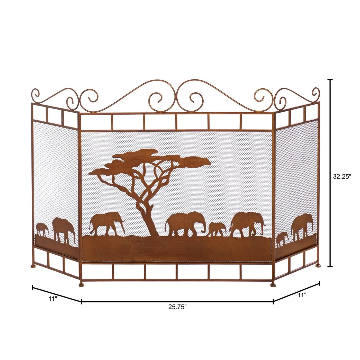 Wild Savannah Fireplace Screen 10016673 Free Shipping