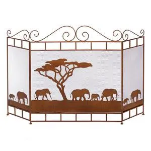 Wild Savannah Fireplace Screen 10016673 Free Shipping